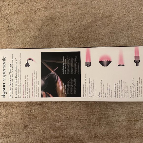 Dyson Supersonic Hair dryer with attachments